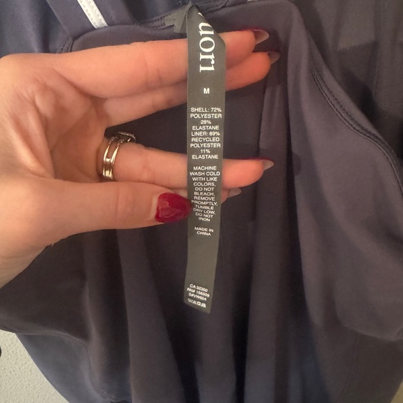 Vuori Volley dress dark grey size M activewear athletic athleisure tennis dress - Picture 9 of 14